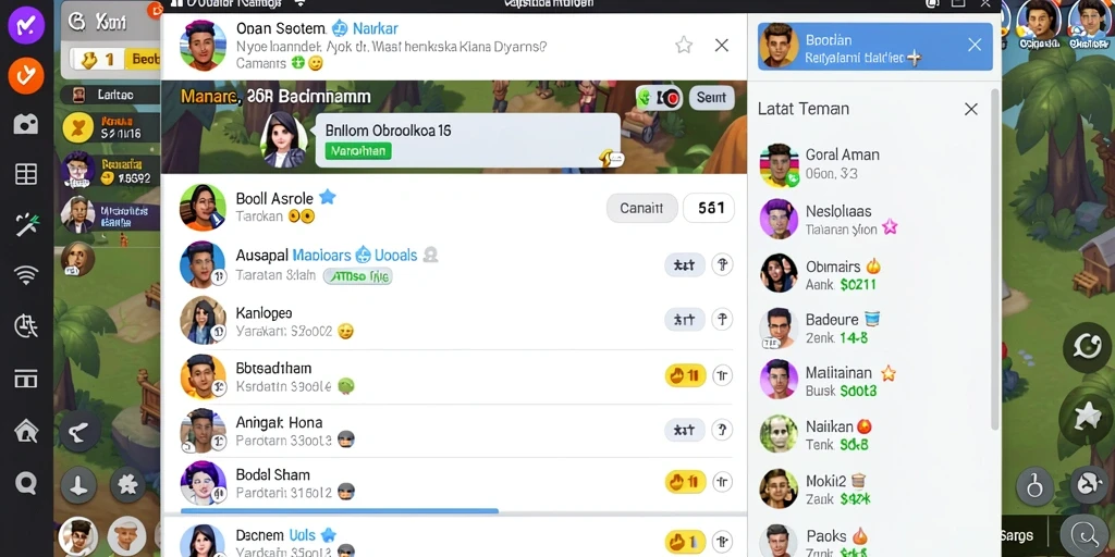 Screenshot menampilkan tampilan utama aplikasi dengan menu permainan.