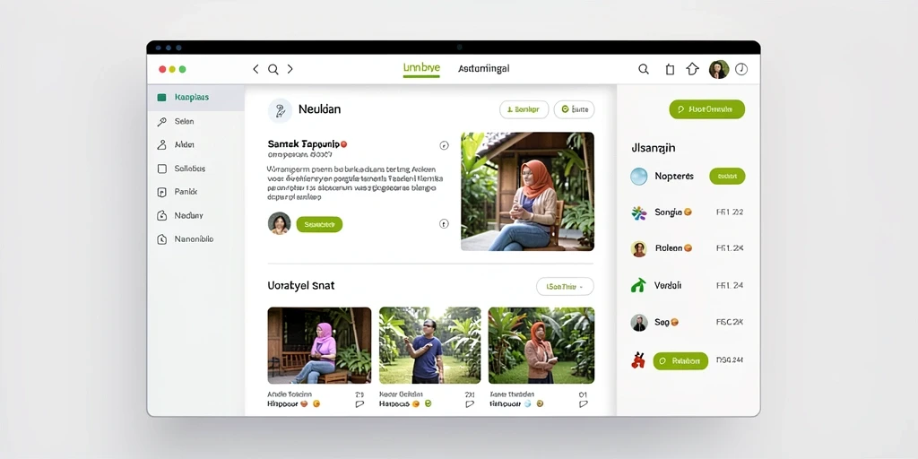 Tampilan antarmuka yang intuitif dan menarik.
