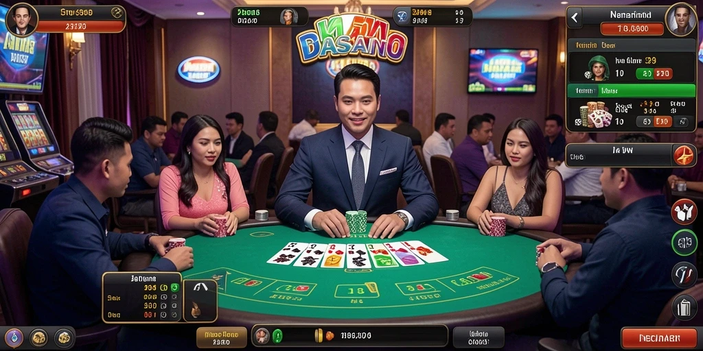 Tampilan awal AWANLUCK yang menarik dan user-friendly.