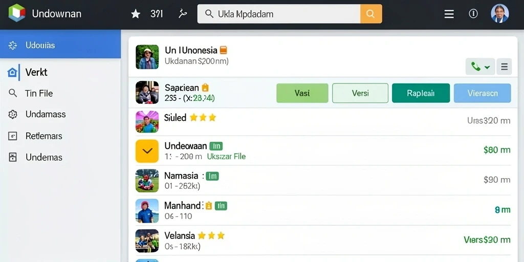 Tampilan antarmuka aplikasi yang menarik dan mudah digunakan.