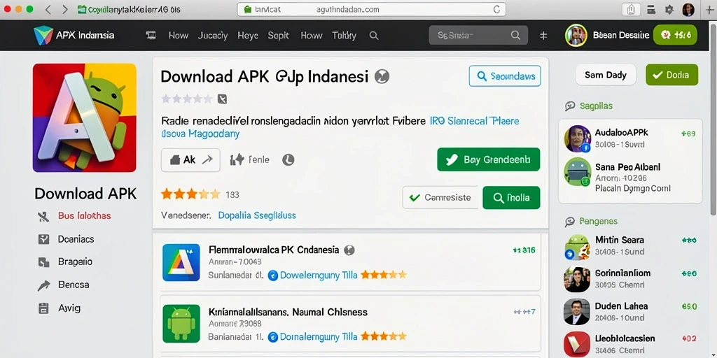 Tampilan antarmuka aplikasi yang menarik.