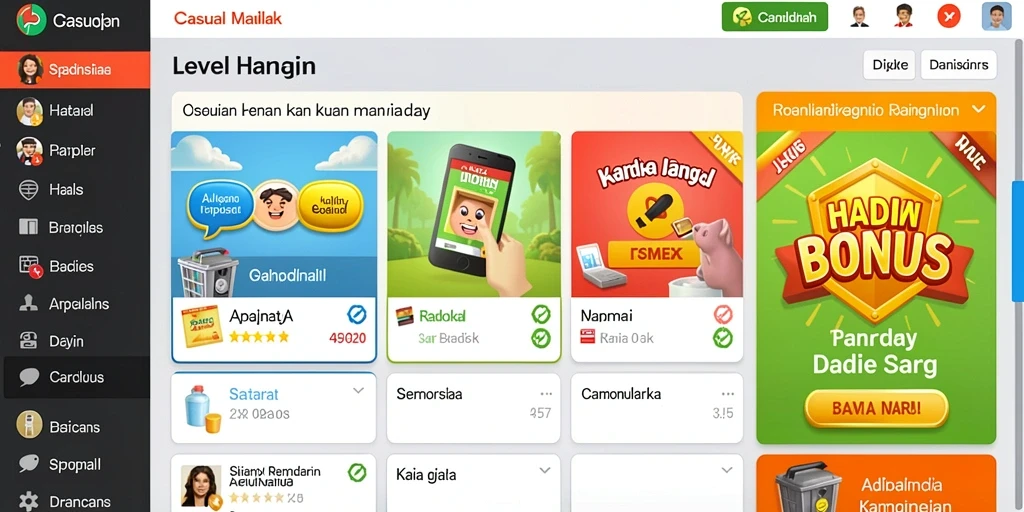 Tampilan antarmuka yang menarik dan mudah digunakan.
