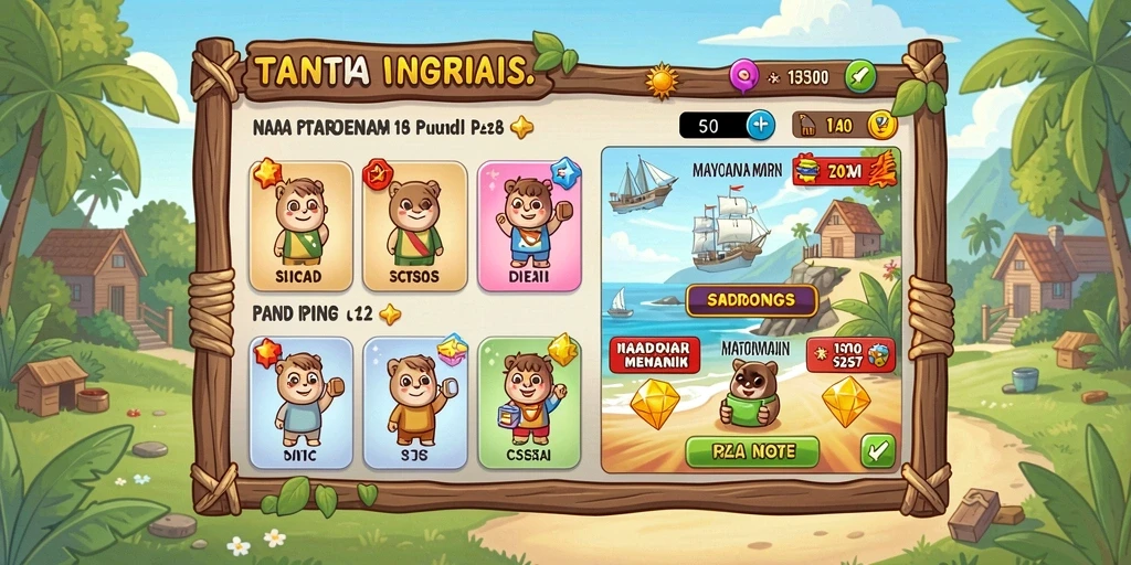 Tampilan antarmuka utama yang menarik.