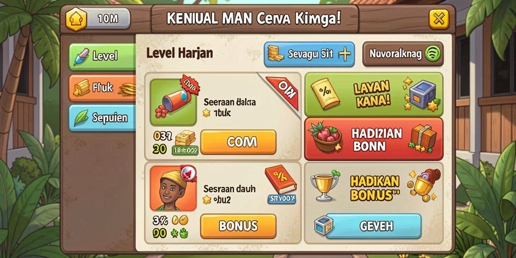 Tampilan antarmuka yang modern dan informatif.