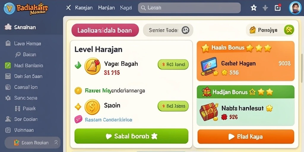 Tampilan utama XXX777 dengan grafis yang memukau.